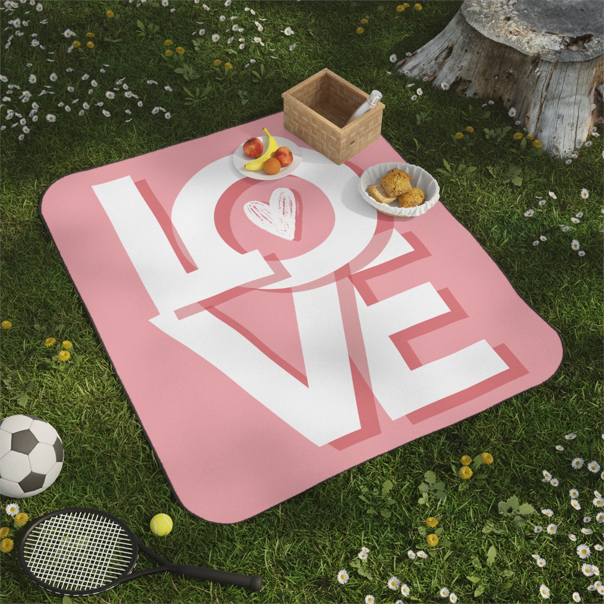 Block Letter Love Heart Sex Blanket