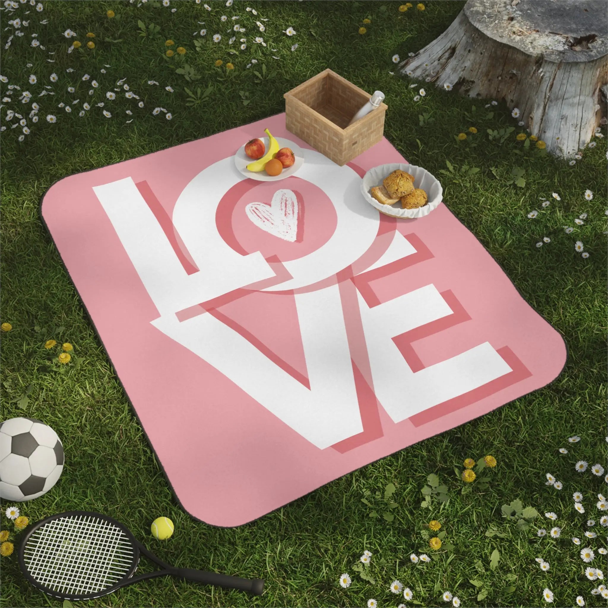 Block Letter Love Heart Sex Blanket