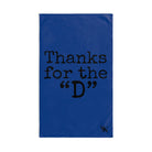 Thanks for the ’D’ Blue | Mix & Match Classic Fun-Flirty Lovers’ Towels