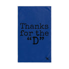 Thanks for the ’D’ Blue | Mix & Match Classic Fun-Flirty Lovers’ Towels