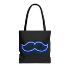 His Mustache Neon | Mix & Match Fun-Flirty Lovers’ Totes