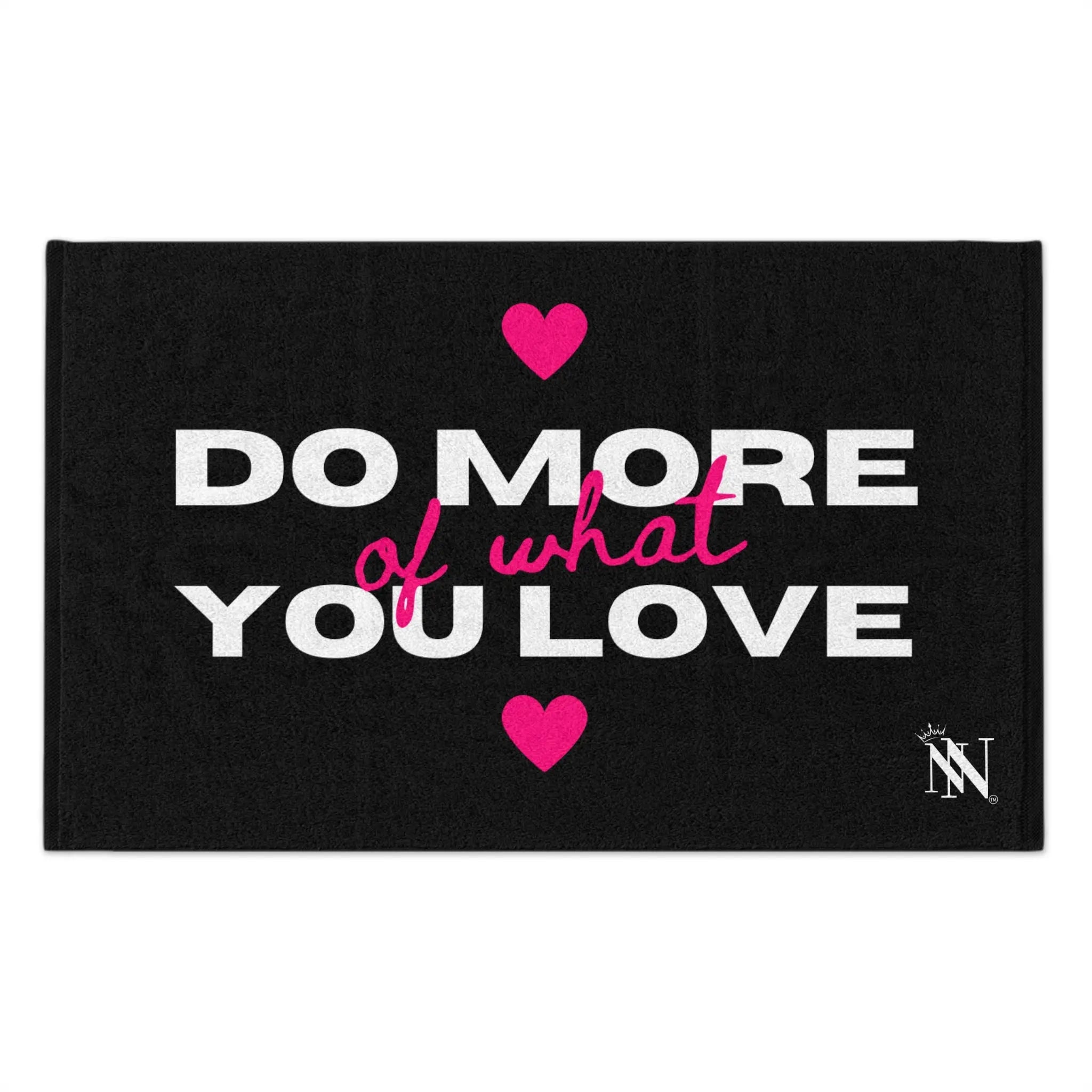 Do More of What You Love Hearts Sex Towel