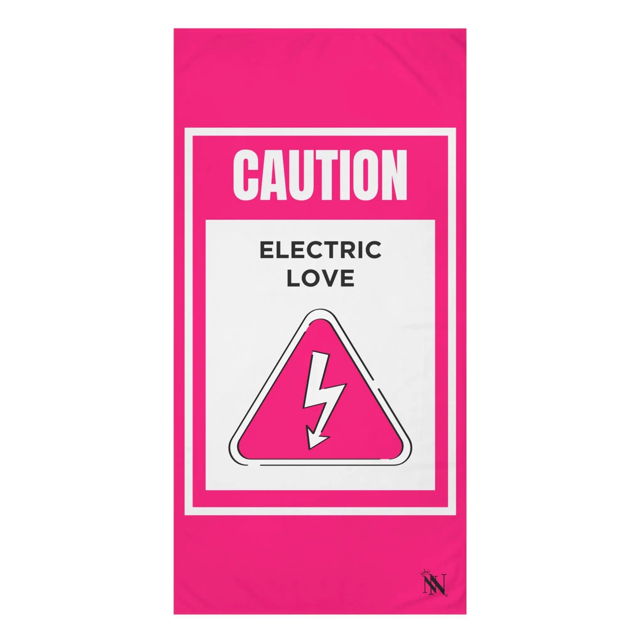Caution Electric Love Big Ass Sex Towel