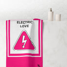 Caution Electric Love Big Ass Sex Towel