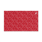 Wink Emoji Pattern Red | Mix & Match Classic Fun-Flirty Lovers’ Towels