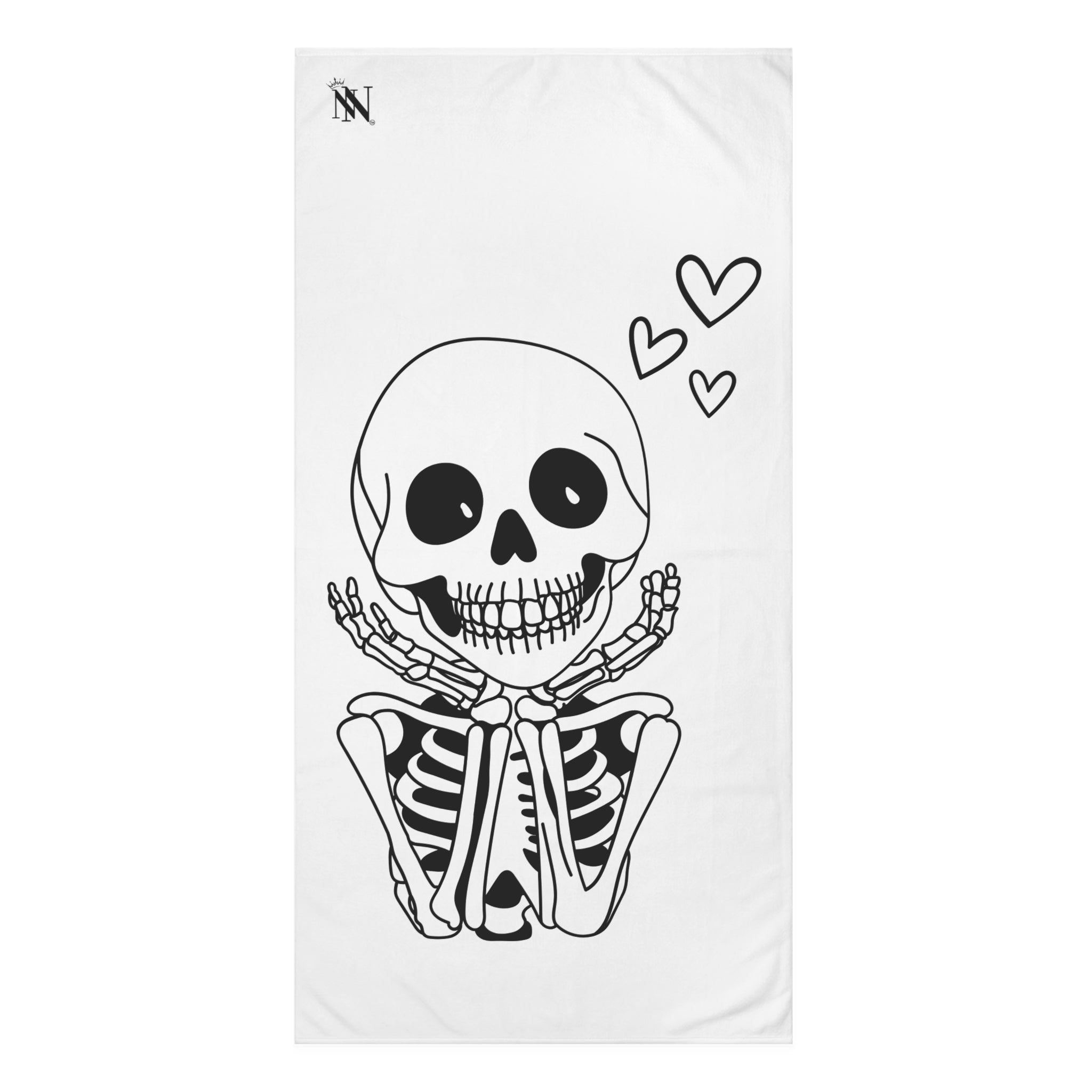 So In Love Skeleton | Mix & Match XL Fun-Flirty Lovers’ Towels