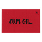 Cum On... Red | Mix & Match Soft Fun-Flirty Lovers’ Towels