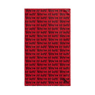 You’re So Hot! Patterned Red Cum Towel