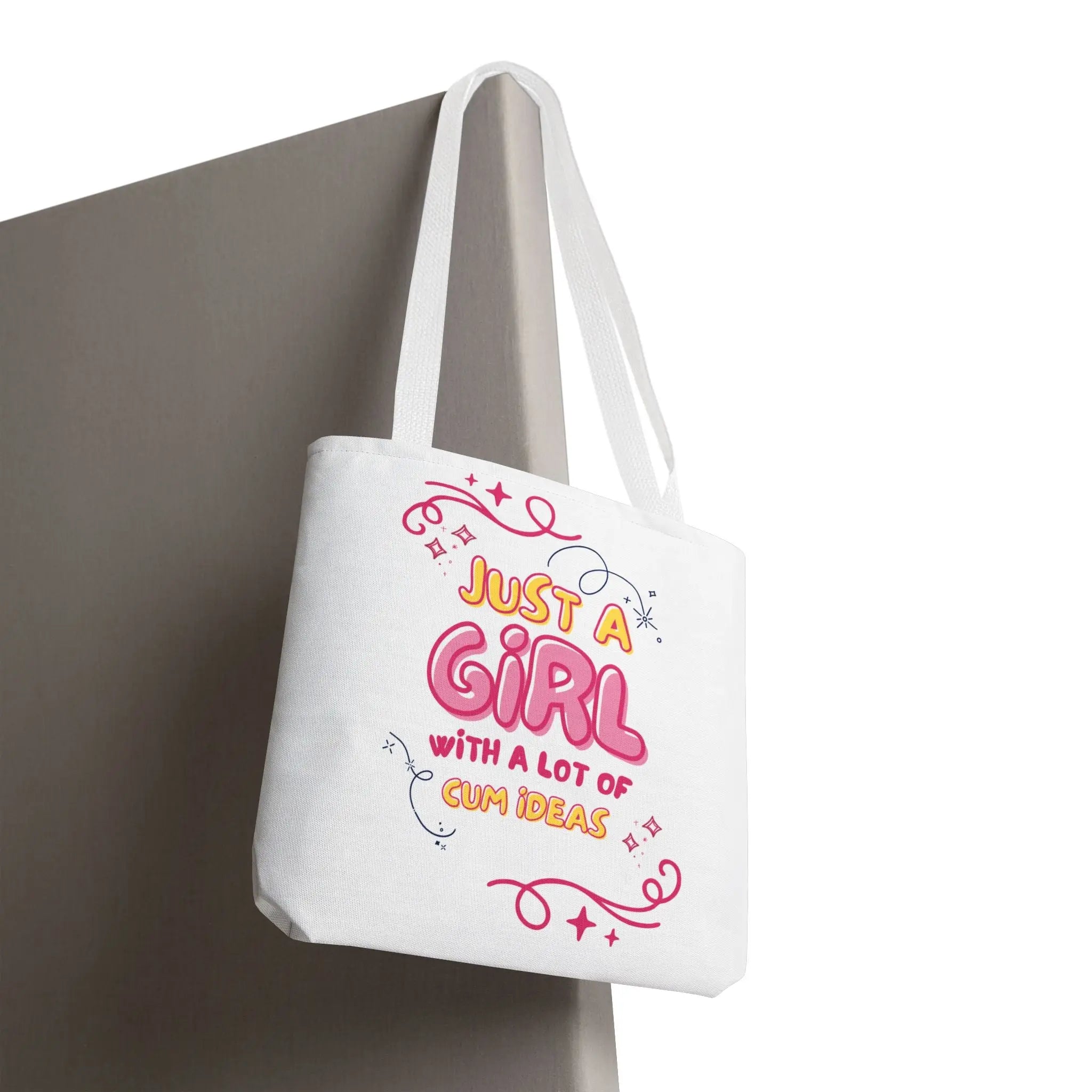 Just a Girl Cum Ideas Tote Bag