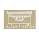 Old School Cassette Tape Gold | Mix & Match Original Fun-Flirty Lovers’ Towels