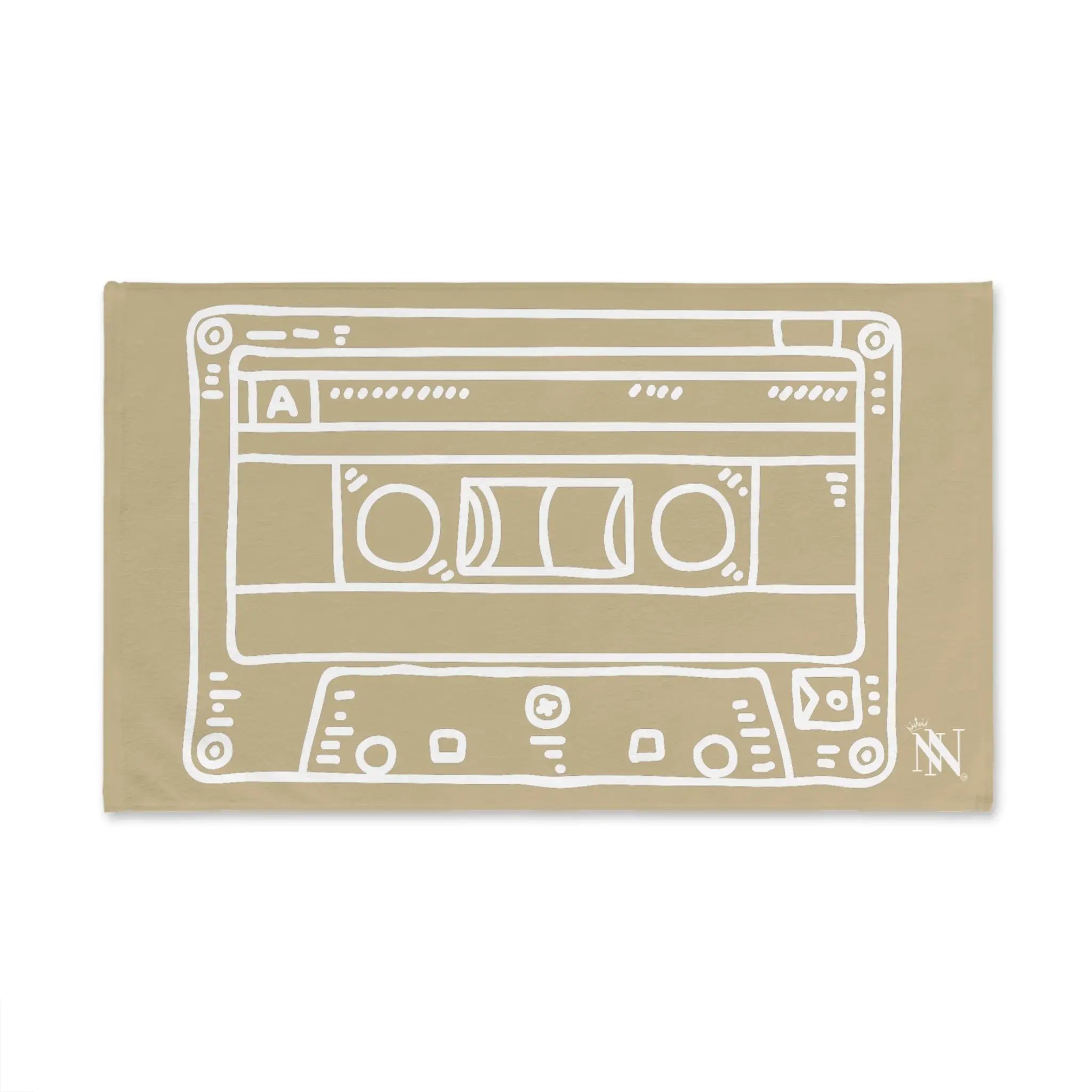 Old School Cassette Tape Gold | Mix & Match Original Fun-Flirty Lovers’ Towels