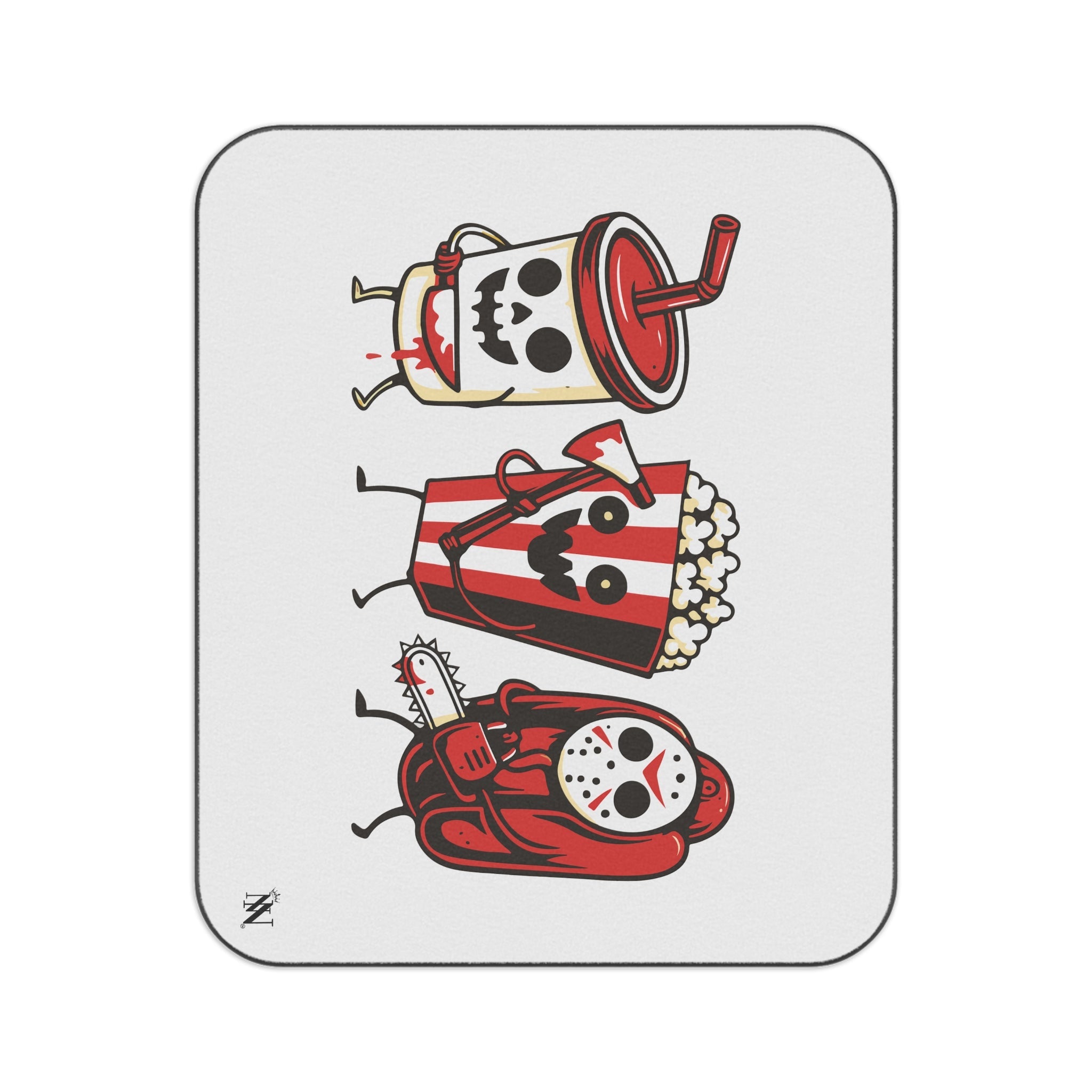 Scary Movie Night Junk Food | Mix Match Fun-Flirty Lovers’ Water-Resistant Blankets