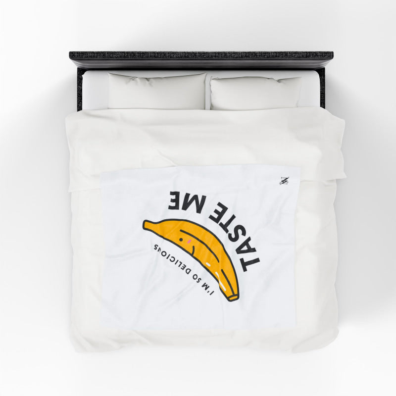 I’m So Delicious Banana | Mix & Match Soft Fun-Flirty Lovers’ Blankets