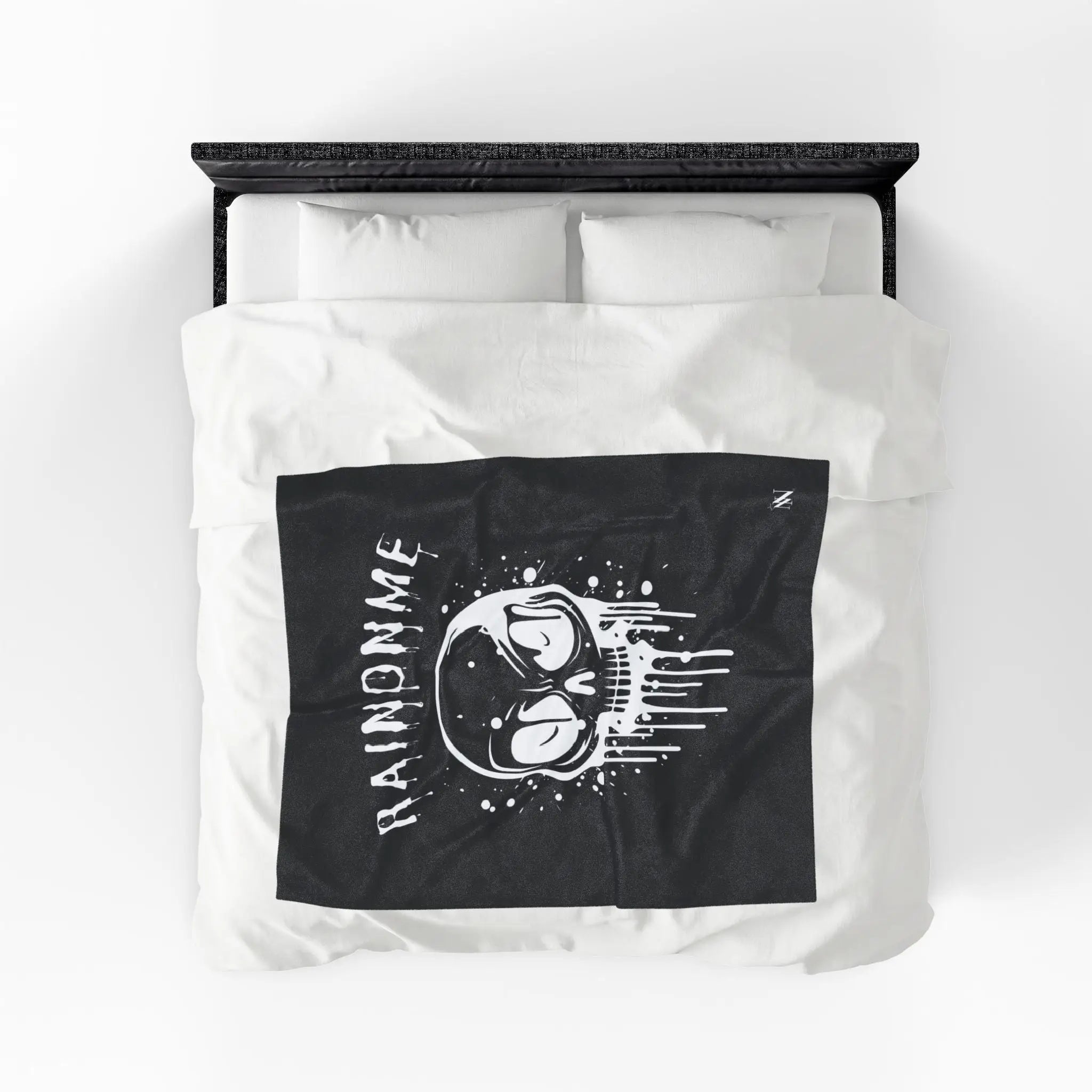 Rain On Me Splattered Skull | Nectar Napkins Fun-Flirty Lovers’ Blankets
