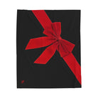 Red Velvet Gift Bow | Mix & Match Velveteen Fun-Flirty Lovers’ Blankets