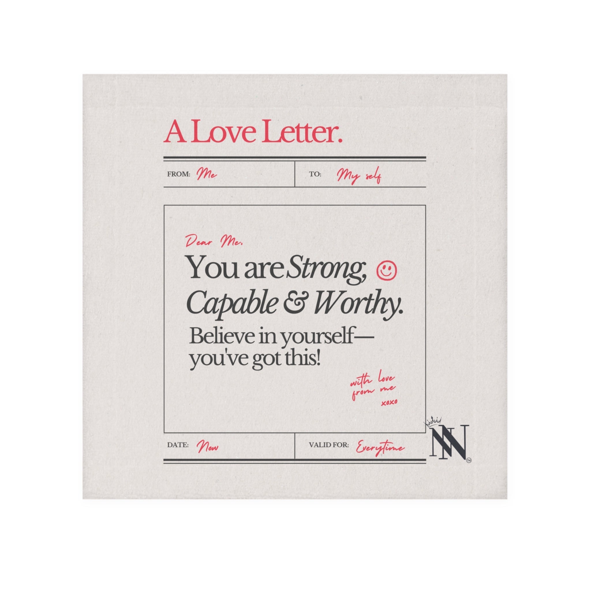 A Love Letter to Myself | Mix & Match Lils’ Fun-Flirty Lovers’ Towels