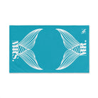 Mr. Mrs. Mermaid Shareable Sides Teal Cum Towel
