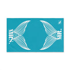 Mr. Mrs. Mermaid Shareable Sides Teal | Mix & Match Classic Fun-Flirty Lovers’ Towels