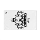 Large Crown King White Cum Towel