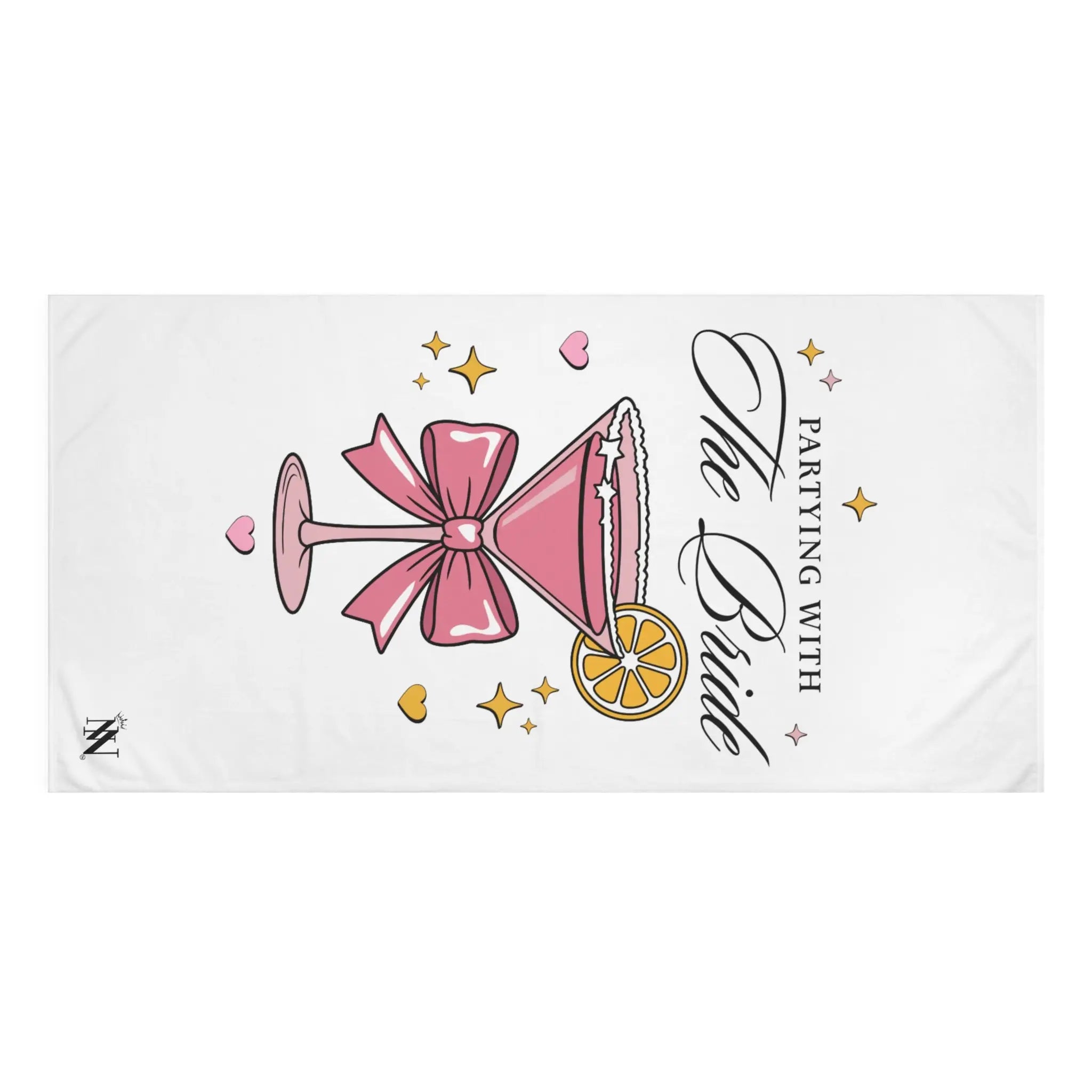 Partying With The Bride Naughty Beach Towel
