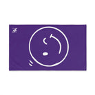 Wink Emoji Purple | Mix & Match Classic Fun-Flirty Lovers’ Towels