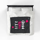 Let’s Fuck Mood Hearts | Mix & Match Soft Fun-Flirty Lovers’ Blankets