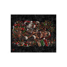 Christmas Wicked Fantasy | Nectar Napkins Fun-Flirty Lovers’ Crushed Velvet Blankets