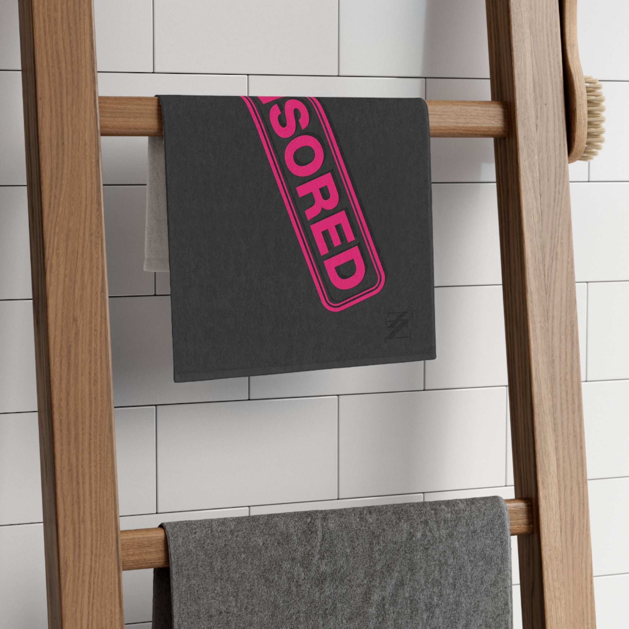 Censored Dark Grey | Mix & Match Soft Fun-Flirty Lovers’ Towels