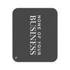 None of Your Business | Mix Match Fun-Flirty Lovers’ Water-Resistant Blankets