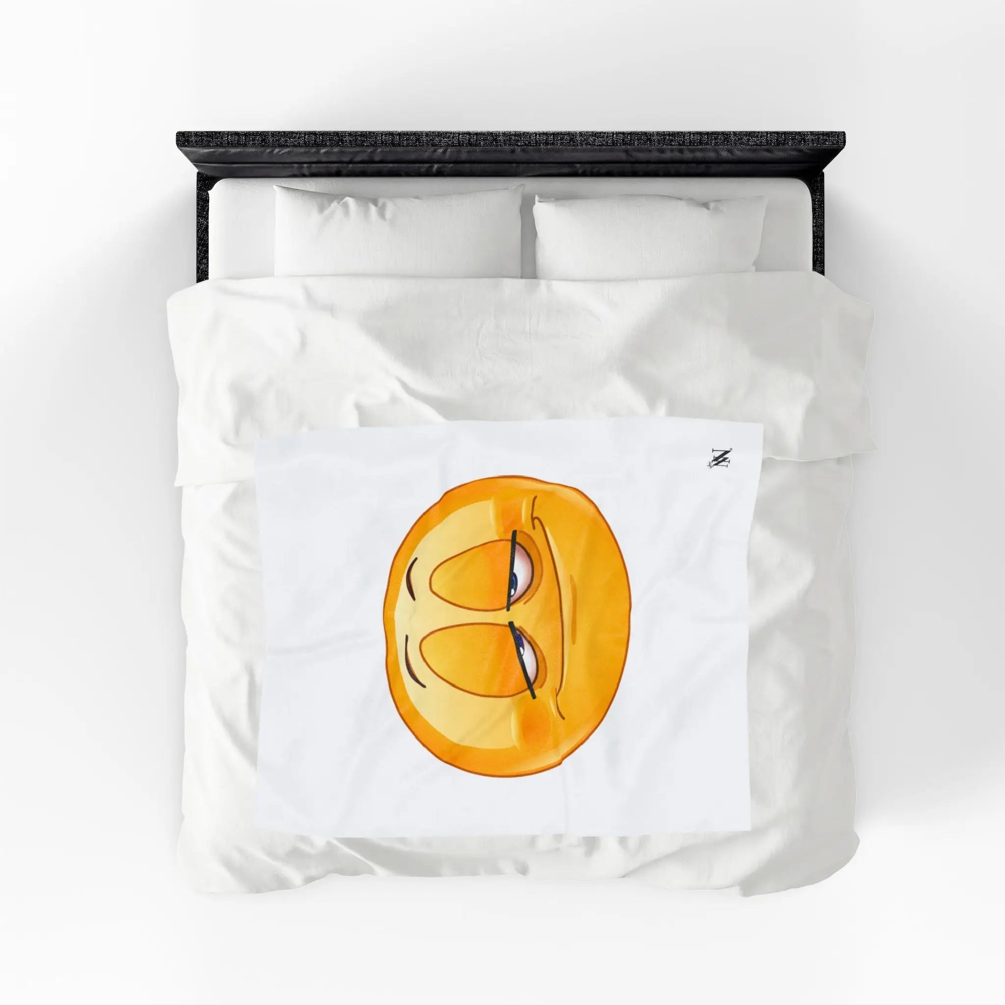 Happily Stoned Emoji Blanket