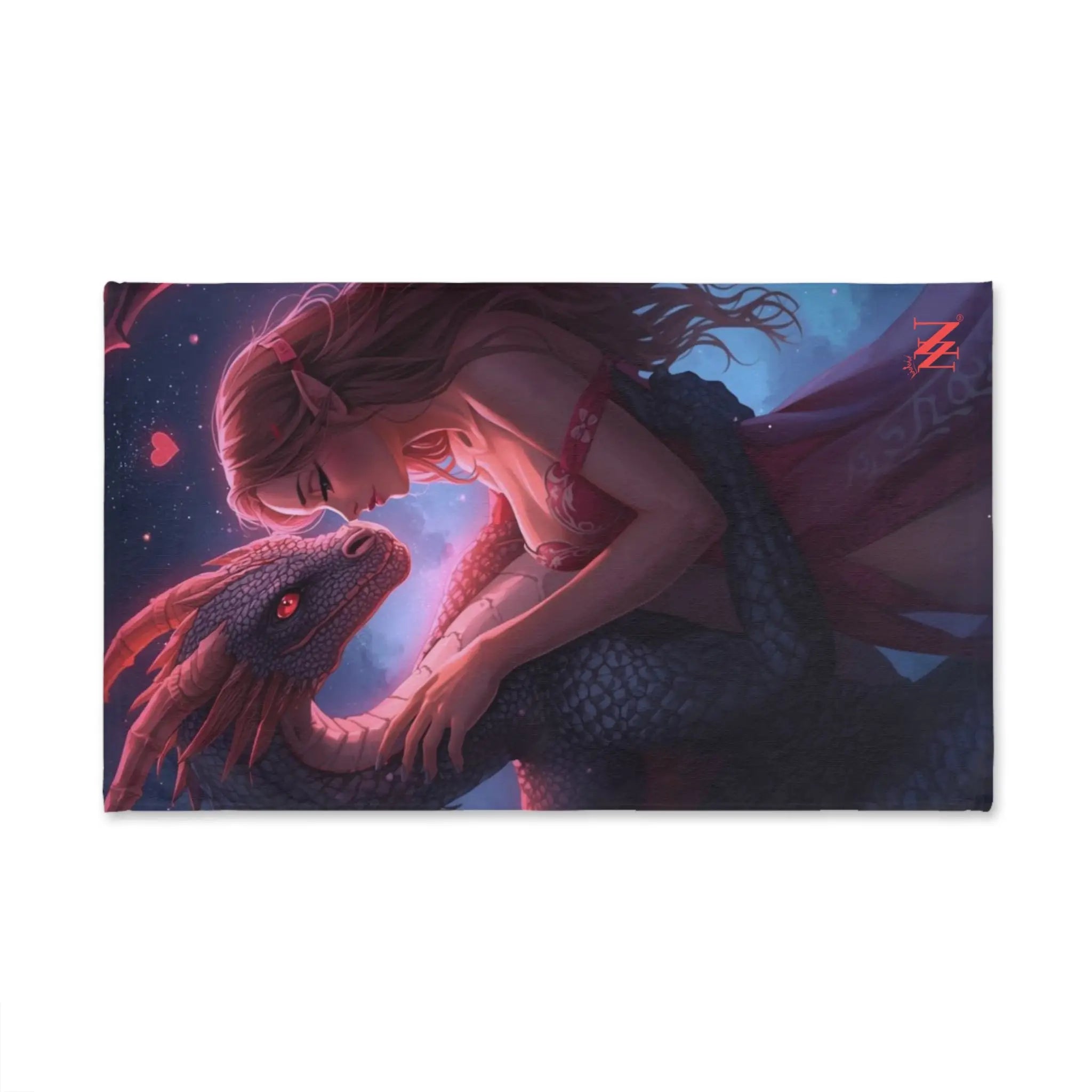Elf’s Pet Dragon Fantasy | Mix & Match Classic Fun-Flirty Lovers’ Towels