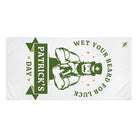 Wet Your Beard for Luck Patrick’s Day | Mix & Match XL Fun-Flirty Lovers’ Towels