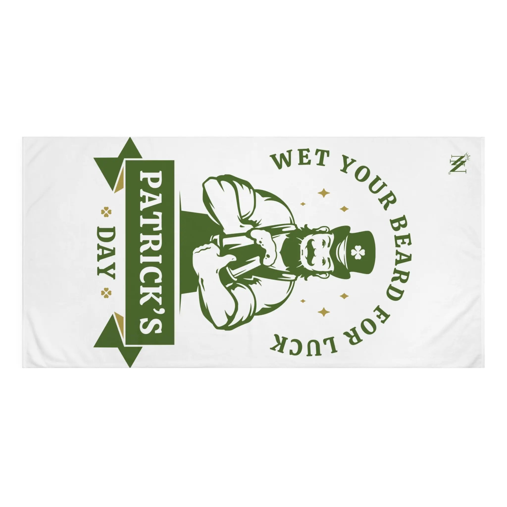 Wet Your Beard for Luck Patrick’s Day Extra Large Sex Towel