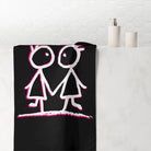 Stick People Love | Nectar Napkins XL Fun-Flirty Lovers’ Towels