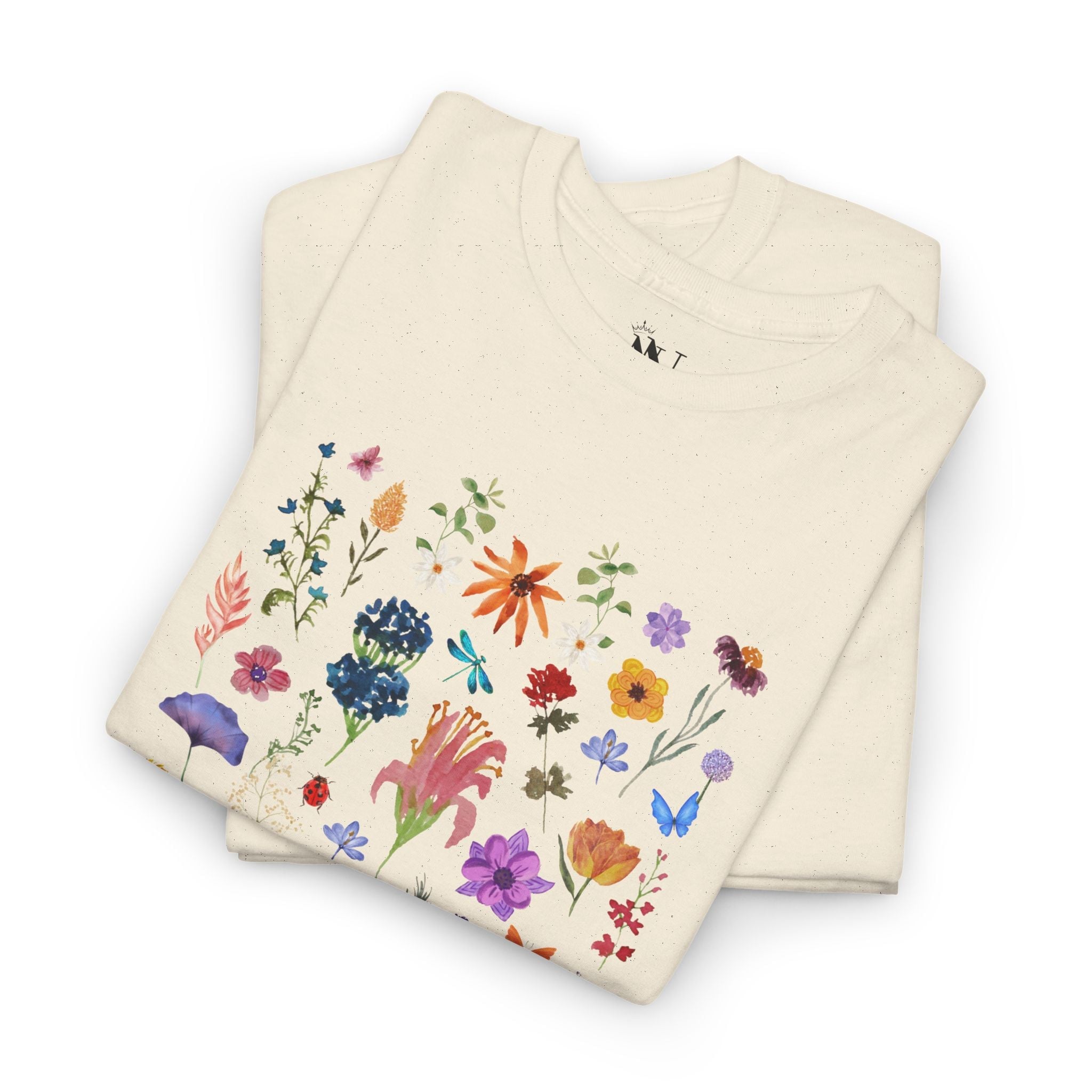 Stay Wild Flower Child! | Mix & Match Cotton Unisex Fun-Flirty Lovers’ T-Shirts