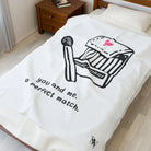 You and Me A Perfect Match | Mix & Match Soft Fun-Flirty Lovers’ Blankets