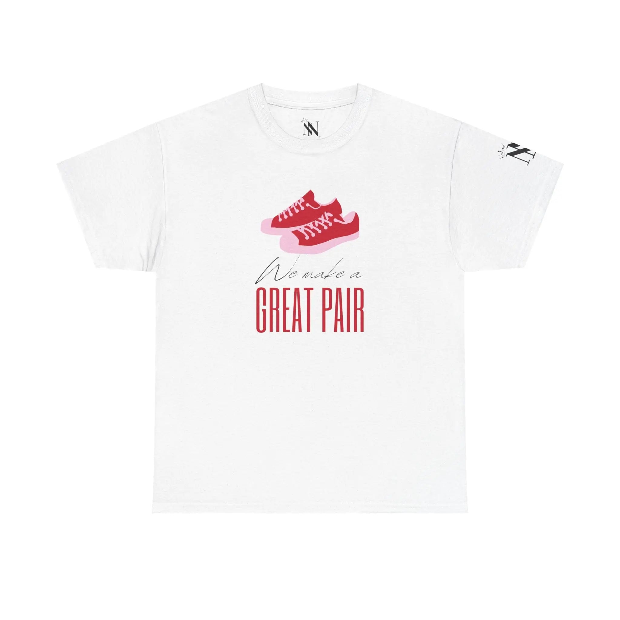 We Make a Great Pair Shoes | Mix & Match Cotton Unisex Fun-Flirty Lovers’ T-Shirts
