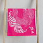 Mermaid Sitting Her Back Turned Signature Pink Cum Towel