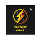 Fastest Man Lightning Bolt Mouth Rag