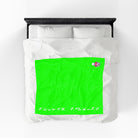 Nectar Napkins Brand Neon Green Love Blanket