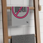 Judgement Free Zone Light Grey | Mix & Match Soft Fun-Flirty Lovers’ Towels