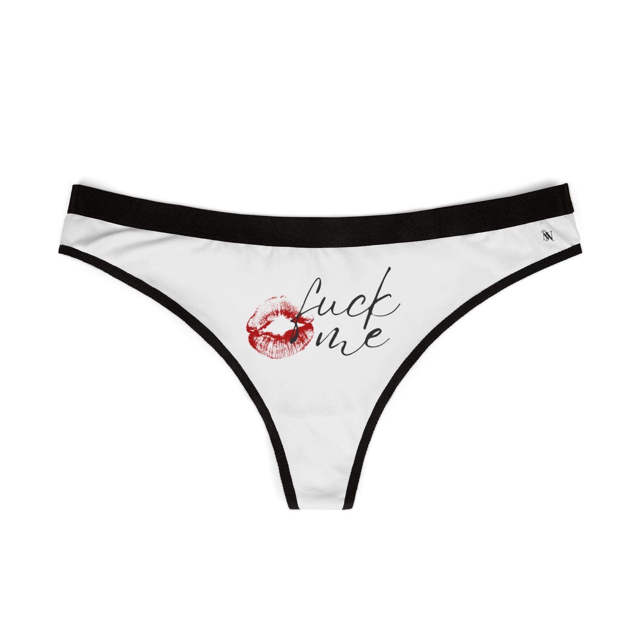 Fuck Me with a Kiss Sex Gifts Lingerie Women’s Thong