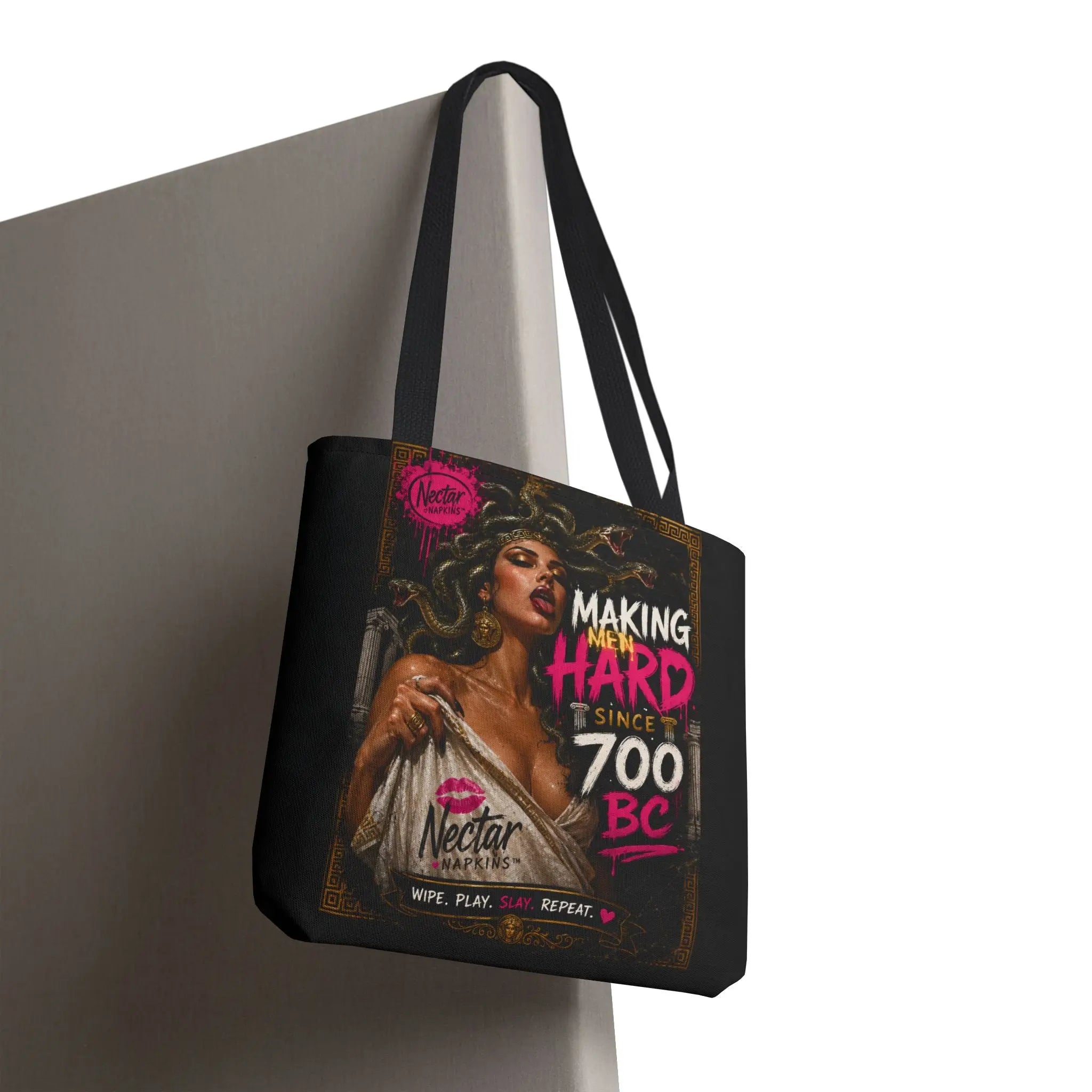 Medusa Making Men Hard | Nectar Napkins Fun-Flirty Lovers’ Totes