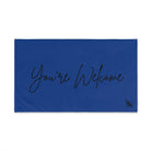 You’re Welcome Blue | Mix & Match Classic Fun-Flirty Lovers’ Towels