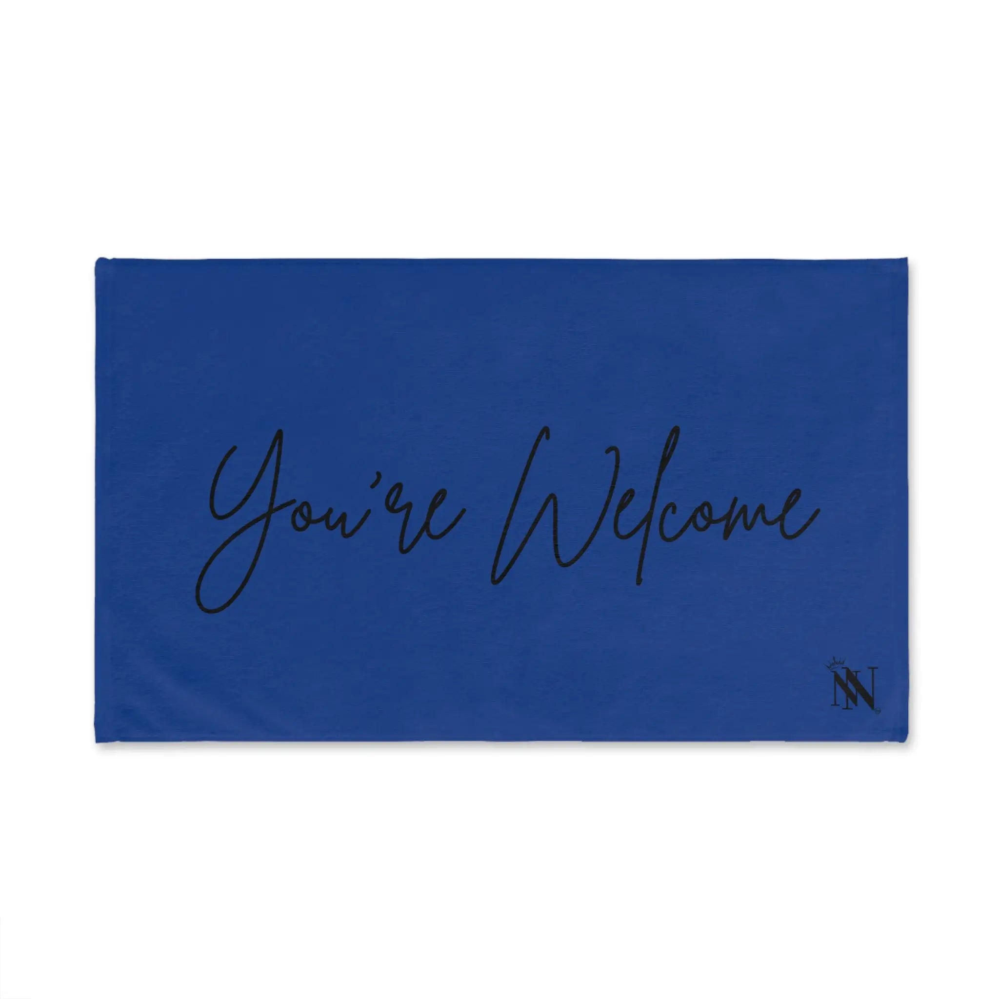 You’re Welcome Blue | Mix & Match Classic Fun-Flirty Lovers’ Towels