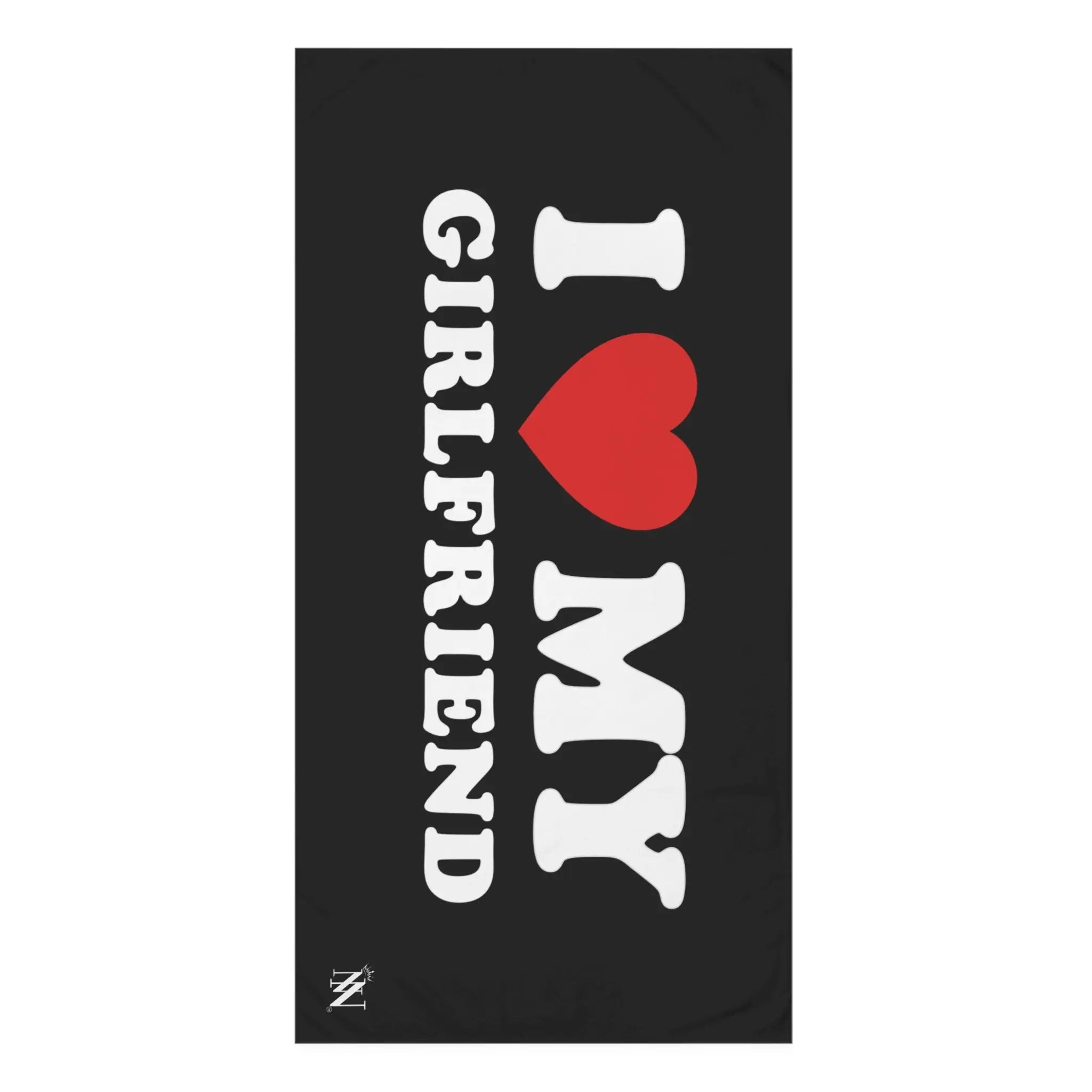 I Love My Girlfriend | Mix & Match XL Fun-Flirty Lovers’ Towels