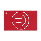 Happy Smiling Emoji Red | Mix & Match Classic Fun-Flirty Lovers’ Towels