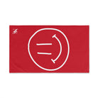 Happy Smiling Emoji Red | Mix & Match Classic Fun-Flirty Lovers’ Towels