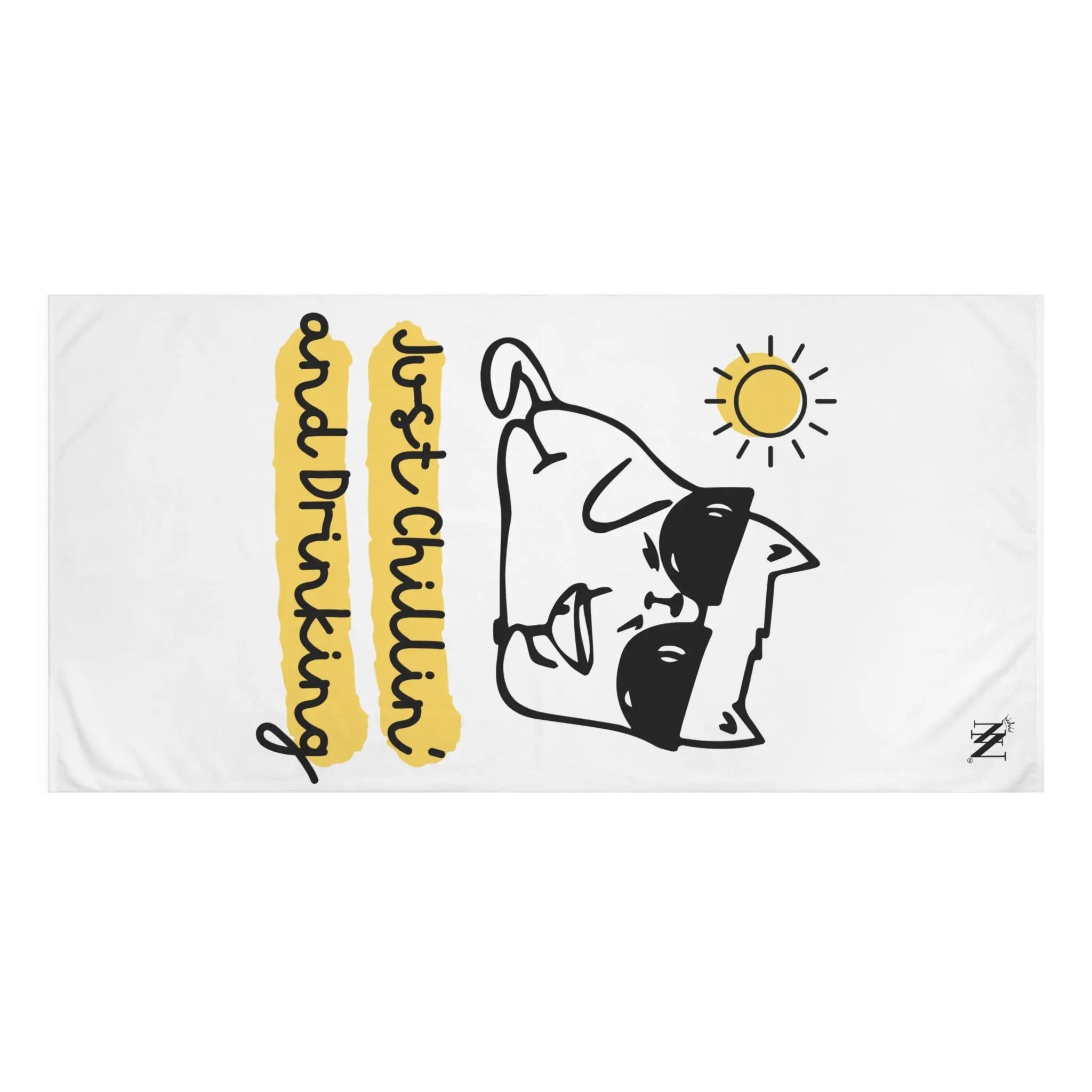 Chillin’ & Drinking | Mix & Match XL Fun-Flirty Lovers’ Towels