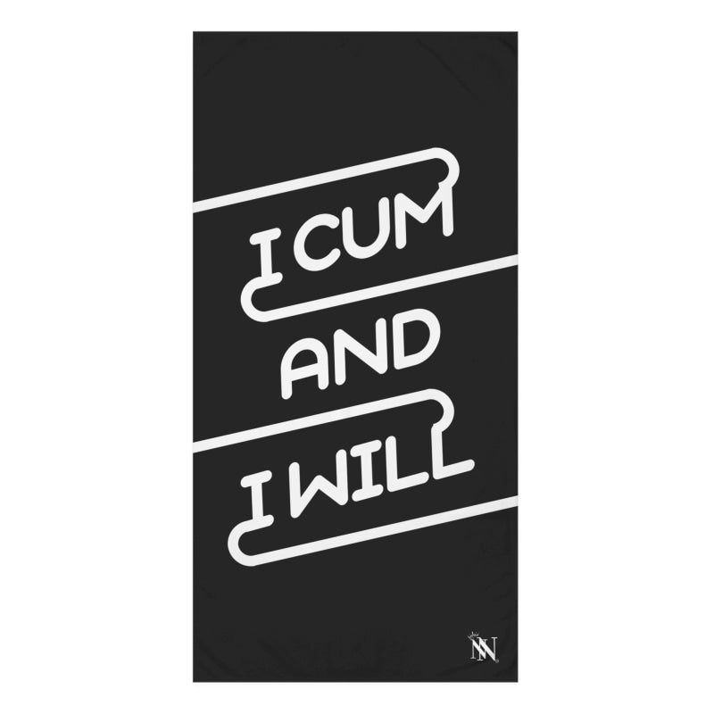 I Cum & I Will | Mix & Match XL Fun-Flirty Lovers’ Towels
